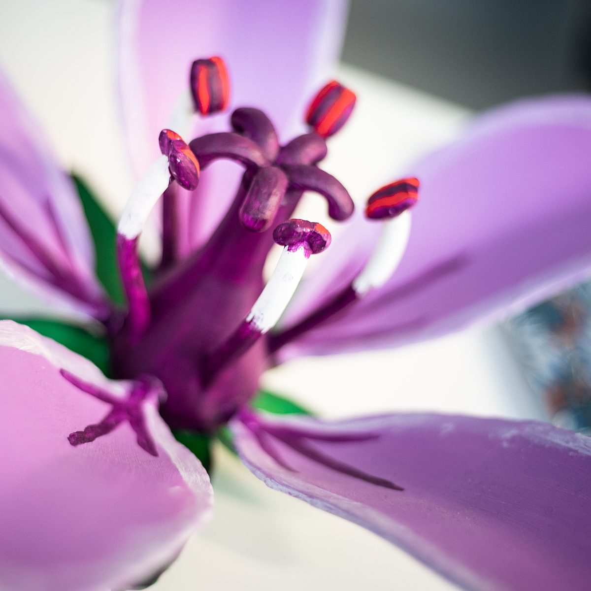 Eine Blüte aus dem 3D-Drucker